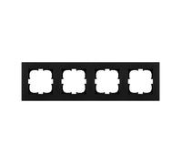 Cadre Quadruple 4x Noir Métallique Exen Karell