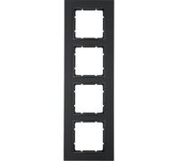 Cadre quadruple Berker B.7 anthracite mat 10146626