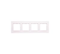 Cadre quadruple Berker B.7 blanc 10146919