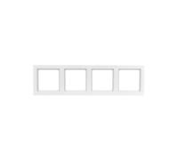Cadre quadruple Berker Q.3 blanc velours 10146099