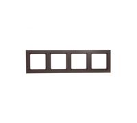 Cadre quadruple Berker Q.3 universel anthracite/velours 10146096