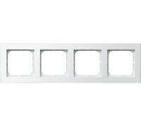 Cadre quadruple blanc Ospel Sonata R-4R/00