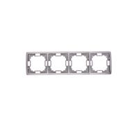 Cadre quadruple standard universel acier Simon Basic BMR4/21