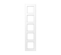 Cadre quintuple A 550 blanc mat (référence : JUNG A5585BFWWM)