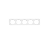 Cadre quintuple Berker R.1 IP20 blanc 10152189