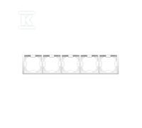 Cadre quintuple BMR5/11 Basic module blanc