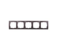 Cadre quintuple carré Berker B. anthracite 5310158996