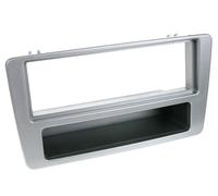 Cadre Radio 1-DIN Argent Pour Honda Civic 7 VII Avec Climatisation Manuelle