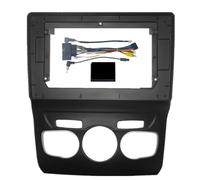 Cadre Radio Auto GPS pour Citroen C4L 2013-2016 10-inch - Panneau pour Autoradio Voiture Facade Stéréo Installation sans Outils,Surface Frame + Wiring Harness