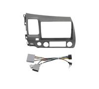Cadre Radio Cadre de façade d'autoradio 9/10 Convient pour Honda Civic G8 2006-2011, kit de Montage for Tableau de Bord stéréo Android Lecteur DVD de Voiture Cadre(9inch LHD Full Set)