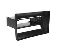 Cadre Radio Cadre Façade Cadre d'autoradio Simple DIN ABS, Panneau de Navigation GPS, Accessoires intérieurs Automobiles universels