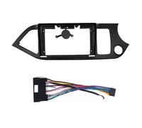 Cadre Radio Façade d'autoradio 2 DIN Convient pour Kia Picanto/Morning Stereo Dash Kit d'installation et de Garniture de Tableau de Bord Façade d'autoradio(Right Frame- Cord)