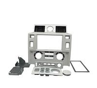 Cadre Radio Kit Autoradio Double DIN Tableau Bord Console Centrale pour Land pour Rover pour Defender Façade D'autoradio(Blanc)