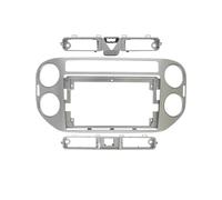 Cadre Radio Kit de Cadre de Tableau de Bord pour autoradio multimédia stéréo 9/10,1 Pouces, Compatible avec VW Tiguan 2010-2015 Cadre Façade(FrameA)
