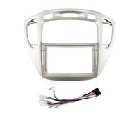 Cadre Radio Kit de Fixation for autoradio Android 9 Pouces avec Adaptateur de façade et Panneau de Tableau de Bord, Compatible Toyota Highlander Kluger 2000-2007 Auto Radio Cadre(Frame Cable 00-07 S)