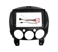 Cadre Radio Montage Autoradio pour Mazda 2 Demio 2007 - 2014 Support Console Centrale Stéréo Garniture Fascia Plaque Frontale