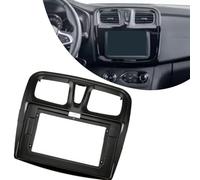 Cadre radio multimédia de voiture 10,1" pour Renault Logan Sandero 2015-2018, cache console centrale en ABS