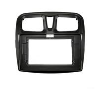 Cadre radio multimédia pour Renault Logan Sandero 10 2,5 cm Panneau de commande central de voiture avec fonctions audio de navigation intégrées