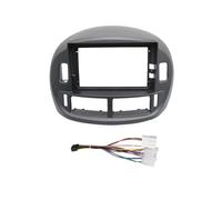Cadre Radio pour Toyota pour Previa pour Estima pour ACR30 pour Tarago 2003 - 2008 Kit Panneau Montage Tableau Bord 9 Pouces Cadre D'autoradio DVD Façade D'autoradio(LHD Frame Cable)