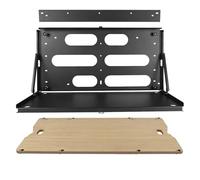 Cadre Radio Table Hayon Rabattable pour Jeep pour Wrangler JK JKU JL JLU 2007 - 2022 Liberté Sport Illimitée Sahara Rubicon Porte Arrière Pliable Façade D'autoradio