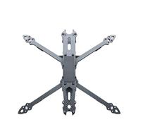 Cadre renforcé en Fibre de Carbone TS-MK4 V2 de 7 Pouces (empattement de 295 mm) for Drones FPV Longue portée, kit entièrement en Fibre de Carbone 3K d'épaisseur de Bras de 6 mm