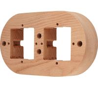 Cadre rétro en bois de hêtre apparent double I PR1 natural