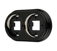 Cadre rétro en porcelaine - Série QR1 - Noir