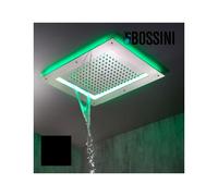 Cadre rétrofit à LED chromothérapie noir mat pour plafonds de douche - Bossini HI0930073