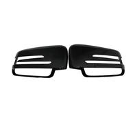 Cadre Rétroviseur Extérieur Pour GLA X156 W204 E W212 W176 W246 Pour C&LS C218 Voiture ABS Fibre De Carbone Brillant Noir Rétroviseur Couvre(Bright black)