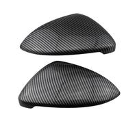 Cadre Rétroviseur Extérieur Pour Golf 7 MK7 .5 Pour GTI 2013-2022 2021 2020 2019 2018 2017 2016 2015 2014 Garniture Couvercle Rétroviseur Voiture 2 Pièces Accessoires Chromés(Black)