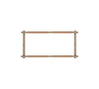 Milward Cadre rotatif pour tapisserie à clipser 61 x 30,5 cm pour broderie – Bois de hêtre (Marron)