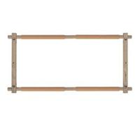 Milward Cadre rotatif pour tapisserie à clipser 61 x 30,5 cm pour broderie – Bois de hêtre (Marron)