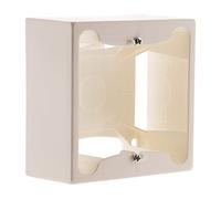 Cadre saillie 80 x 80 x 40 entraxe 60 mm - Blanc - Zenitech