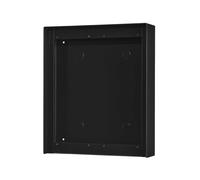 Cadre saillie avec visière anti-pluie, finition noire satin pour 2 x GF3FB - AIPHONE GT203HBB