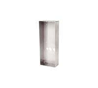 Cadre saillie inox avec visière