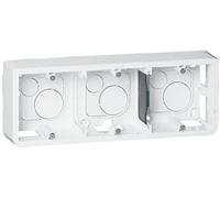 Legrand Cadre saillie MOSAIC horizontal pour 4, 5 ou 2 x 2 modules, profondeur 40 mm – 080286