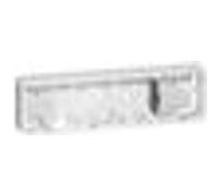 Legrand 080284 Cadre Saillie Profondeur 40mm Mosaic pour 10 ou 4x2 Modules Horizontal et Support, Lot de 2