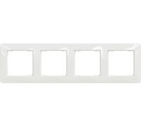 Cadre Schneider Electric SEDNA SDD311804 quadruple blanc