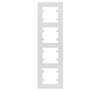 Cadre série lumineuse intense (WL5640) 4 éléments vertical blanc polaire