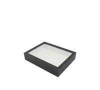 Cadre « Shadow Box », BoxFrame 2 pièces Multi 7-8 Pouces Bois 3DDIY ShadowBox DriedFlowerCase TicketPhotoFrames DeepFillableHome(Black,7 inch)