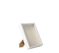 Cadre « Shadow Box », BoxFrame 2 pièces Multi 7-8 Pouces Bois 3DDIY ShadowBox DriedFlowerCase TicketPhotoFrames DeepFillableHome(White,8 inch)