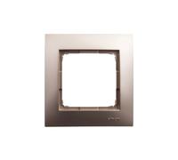 Cadre simple universel IP20/IP44 doré mat Simon54 DR1/44