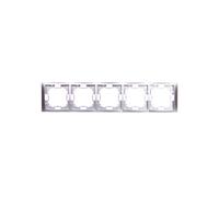 Cadre Simon Basic Neos 5 plis argent mat BMRC5/43