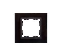Cadre simple verre noir/ cadre Simon 82 82817-32