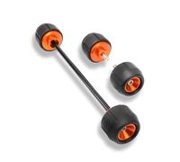 Cadre Sliders Crash Protector pour RC390 pour RC 390 2022 2023 Accessoires De Moto Essieu Avant Et Arrière Fourche Curseurs De Collision Protecteur De Roue