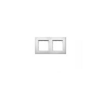 Somfy 9015238 - Cadre Double Blanc laqué pour Commandes murales Smoove