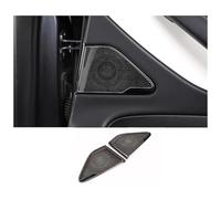 Cadre sonore pour Haut-Parleur de Porte de Voiture pour Tesla Model 3 2018 2019 2020 2021 2022 2023,Klaxon Anneau Couverture Garniture Cadre Autocollants D'intérieur,Black