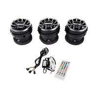 Cadre Sortie D'Air Climatisation Compatible Avec Ford Pour Mustang 2015-2021 Tableau De Bord De Voiture Ventilation De Turbine De Climatisation Évents De Sortie D'air