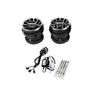 Cadre Sortie D'Air Climatisation Compatible Avec Ford Pour Mustang 2015-2021 Tableau De Bord De Voiture Ventilation De Turbine De Climatisation Évents De Sortie D'air