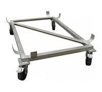 Cadre sur roulettes en acier galvanisé pour bac PFV 2 200 litres - CEMO - 8014